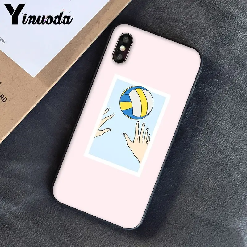 Yinuoda волейбольная роспись роскошный уникальный дизайн PhoneCase для iPhone 8 7 6 6S 6Plus X XS MAX 5 5S SE XR Fundas Capa - Цвет: A2