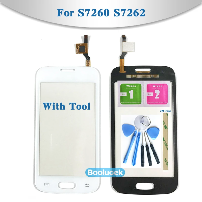 High Quality 4.0&quot For Samsung Galaxy Star Pro S7262 GT-S7262 S7260 GT-S7260 Touch Screen Digitizer Sensor Front Glass Lens Panel |