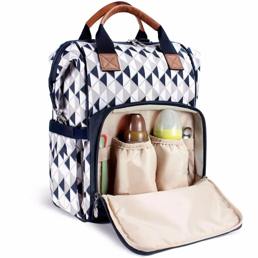 

Baby Diaper Bag Backpack Waterproof Multi-Function Nappy Bag Durable 12 Compartment Pockets Four Colors For Mummy Maternity Bag