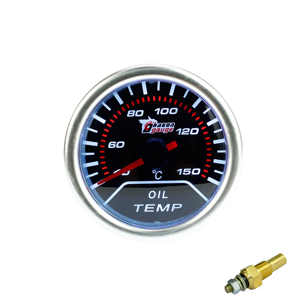 2"(52mm) Smoke Len pointer Oil temp gauge C degree/auto gauge