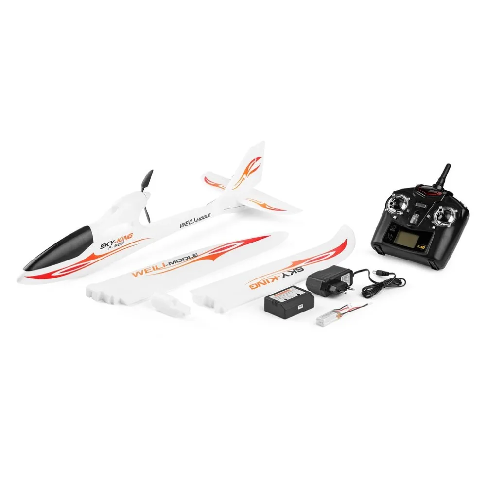 WLtoys F959 2 4G Радиоуправление 3 канала RC самолет с фиксированным крылом RTF SKY King