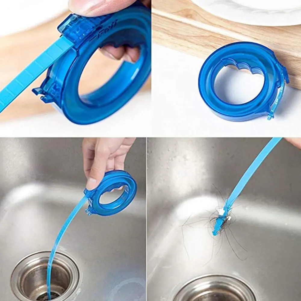 

Kitchen Sink Bathtub Clean Drain Bathroom Showerhead Toilet Hair Removal Bathroom Sewage Cleansing Tool Hook