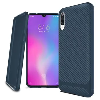 

Slim Tpu Phone Case For Xiaomi Mi CC9 Redmi Note 7 7A K20 Pro Luxury Silicone Soft Carbon Fiber Protective Case Shockproof Cover