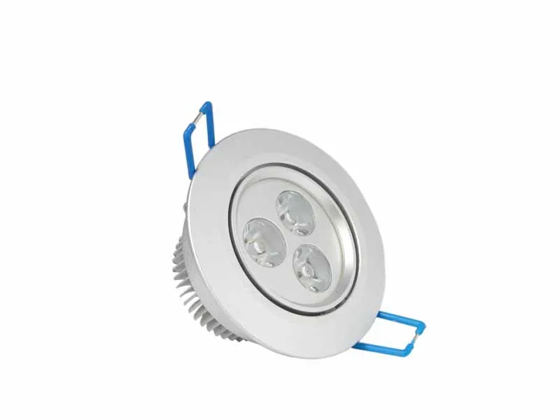 

5pcs/lot Free Shipping 3W LED Ceiling Lamp Recessed Downlight Fixture Light Bulb Pure/Warm White 85-265V
