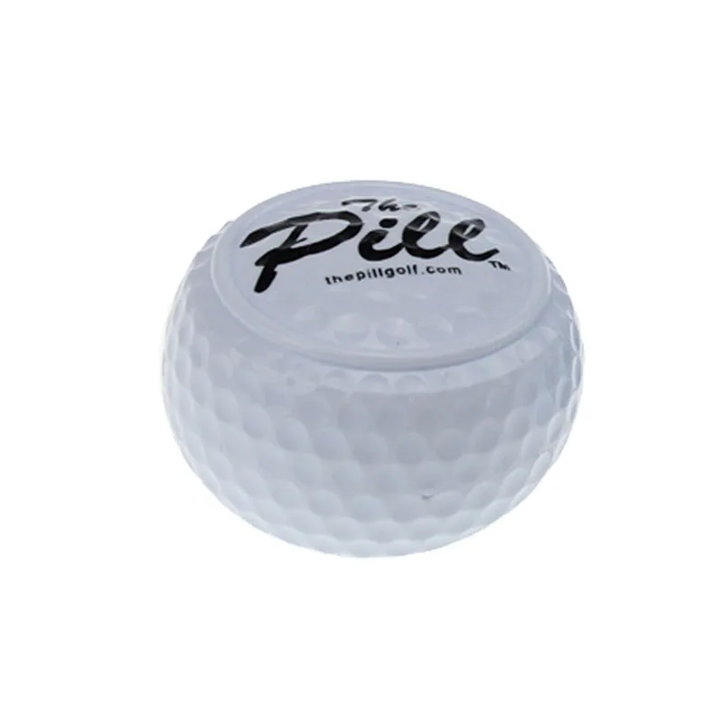 Гольф Пелотас два Слои для отработки ударов шарики Гольф ballen шары плоский Форма мячи для обучения игре в гольф