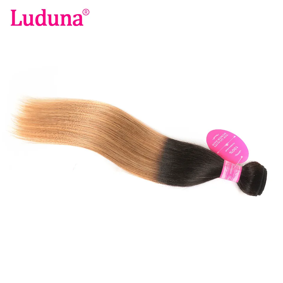 Ombre Blonde 1b/27 Straight Human Hair Bundles With Closure Brazilian Hair Weave Bundles With Closure Non Remy Hair Extensions Ombre Blonde 1b/27 Straight Human Hair Bundles With Closure Brazilian Hair Weave Bundles With Closure Non Remy Hair Extensions