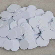 216 Тэги монеты 13,56 МГц пассивный тег ISO14443A 100 шт./лот