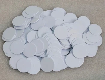 

216 coin tags 13.56MHz Passive tag ISO14443A 100pcs/Lot