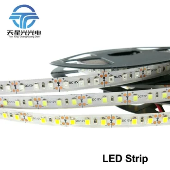 

5M 2835 rgb led strip 120 LED 12V Bending resistance Highlight Flexible 3528 2835 free shipping