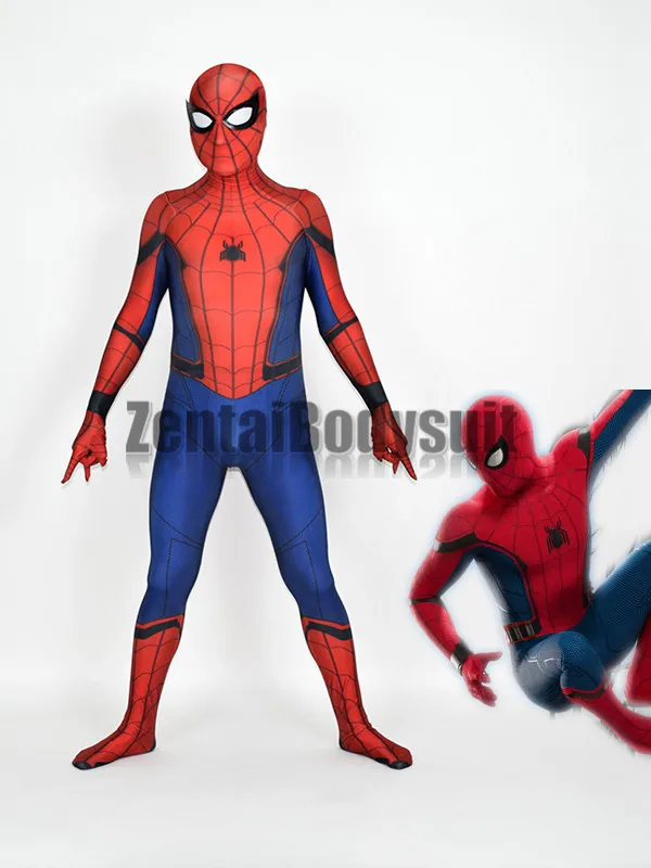 Spider Man Homecoming Suit Captain America Civil War Spiderman Cosplay ...