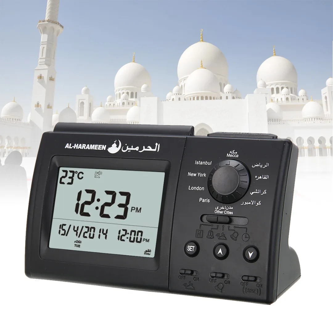 

Automatic Digital Clock Islamic Azan Muslim Prayer Alarm Clock for Desktop Table Clock Home Decoraions