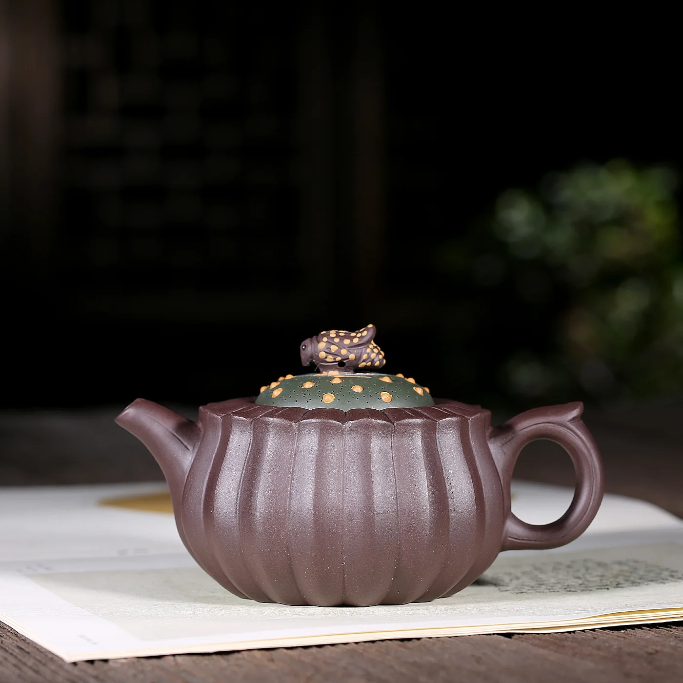 

Pottery Teapot Yixing Black Gold Just Blow Bingdi Teapot Kungfu Online Travel Tea Set Gift Infusion Of Tea Kettle Wholesale