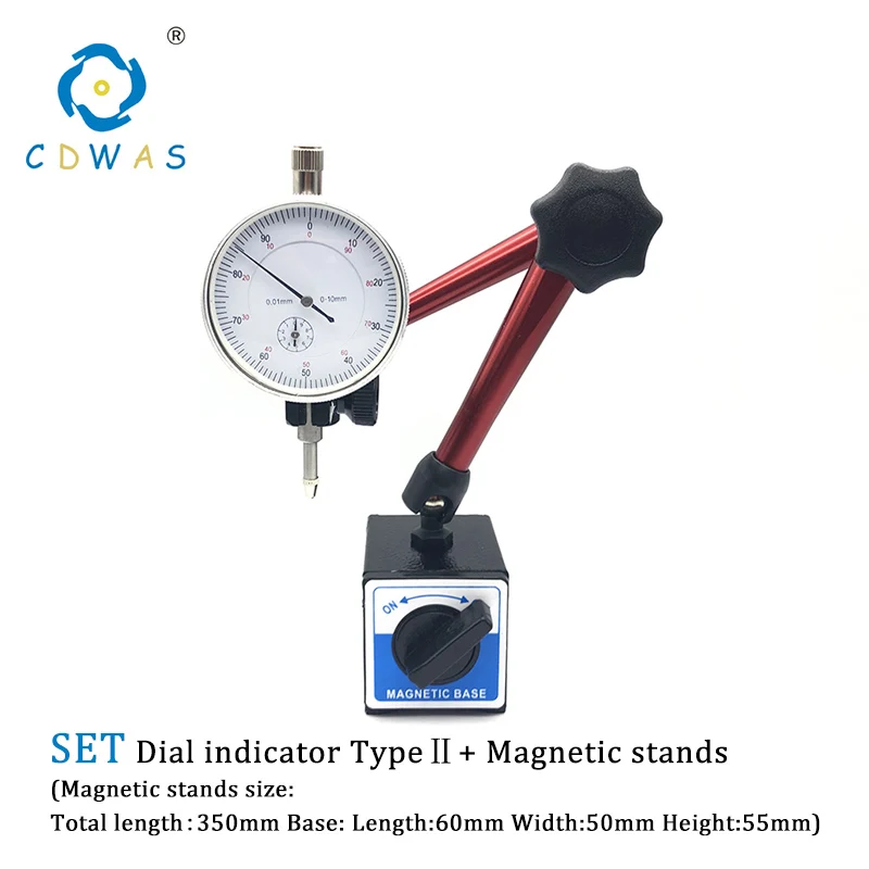 Магнитные подставки индикатор циферблата универсальный магнитный держатель стенд настольная точная шкала индикаторы набор инструментов для измерения
