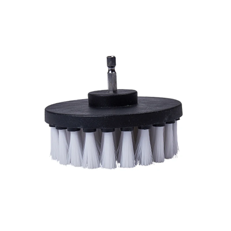 4inch Drill Power Scrub Clean Brush For Leather Plastic Wooden Furniture Car Interiors Cleaning Power Scrub, White 4inch Drill Power Scrub Clean Brush For Leather Plastic Wooden Furniture Car Interiors Cleaning Power Scrub, White