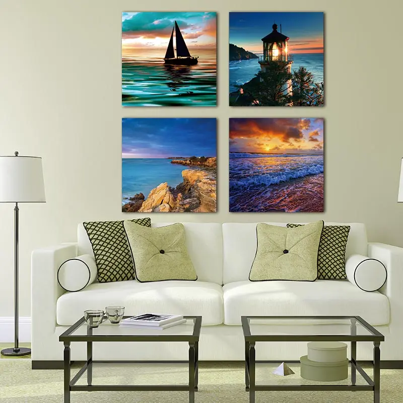 Download Canvas Prints Wall Art Decor 4 Panel Modern Ocean Art For Free Wallpaper Canvas Prints Wall Art Decor 4 Panel Modern Ocean Art Free