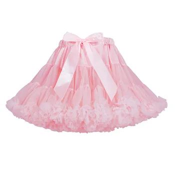 1-10Y Girls Tutu Skirt Ballerina Pettiskirt Layer Fluffy Children Ballet Skirts For Party Dance Princess Girl Tulle Miniskirt 3