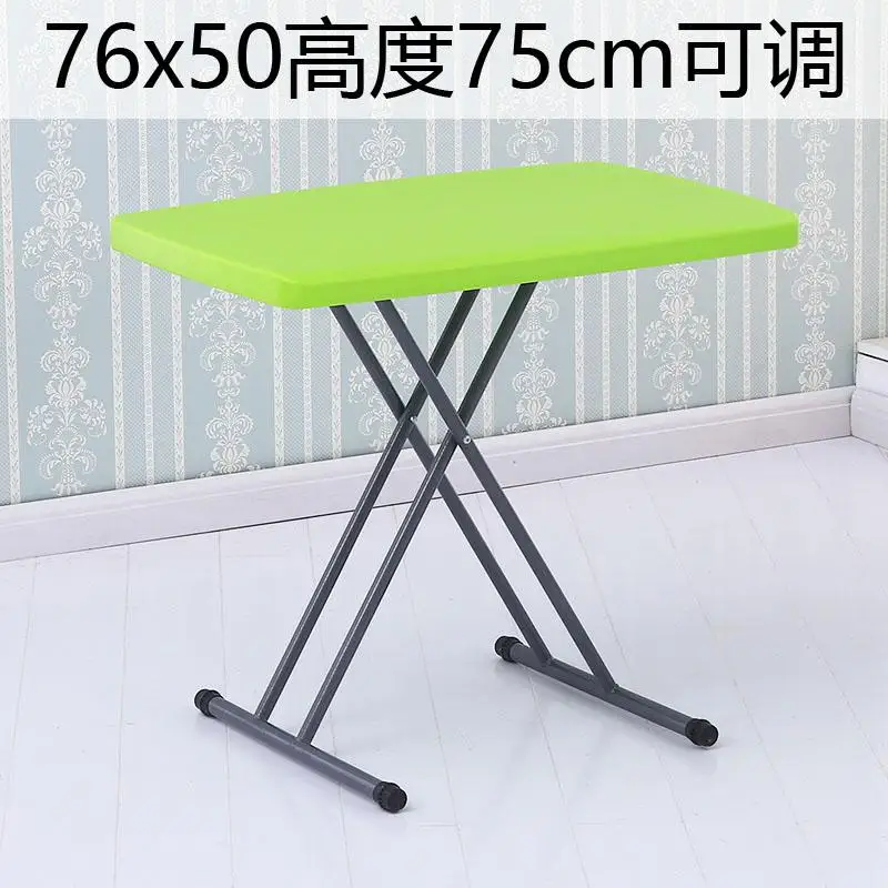 Складной стол простой бытовой обеденный стол может быть поднят портативный стол для киоска обучения компьютерный стол пластиковый стол - Цвет: style 5