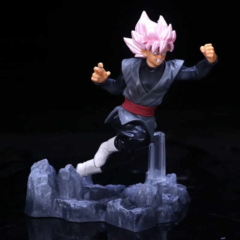 Attacking Purple Goku Figures