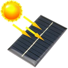 Panel Solar Mini 6V 110Ma Solar Power System DIY For Battery Cell Phone Chargers Portable Solar Panel Cells solar panel