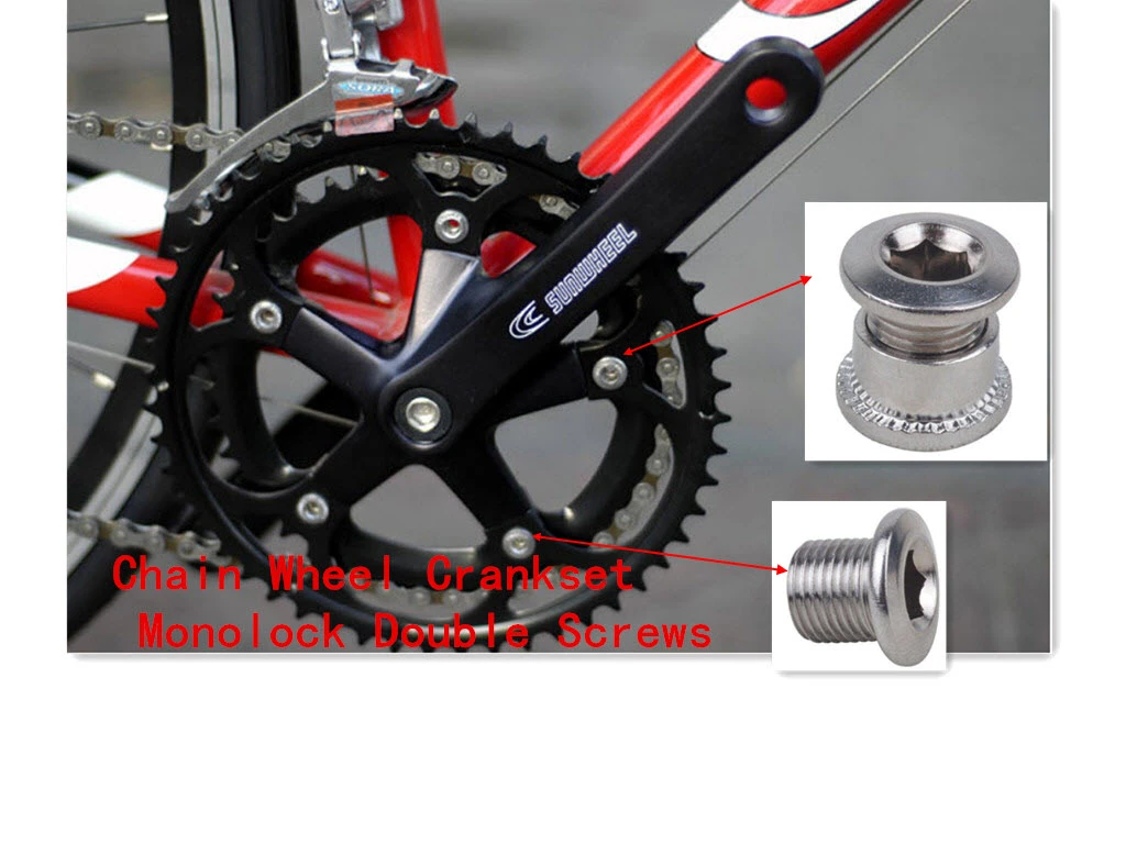 1 unid precio de fábrica de bicicletas bielas anillo de cadena de acero pernos ciclismo manivela perno tornillo piezas bicicleta bicicleta bicicleta la rueda de cadena del perno|bolt material|bolt chainbolt holders -