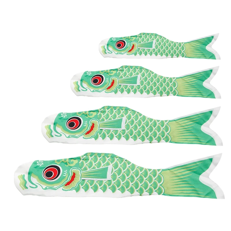 6/" Koi Nobori Carp Wind Sock Rosy Koinobori Fish Kite Flag Hanging Decor