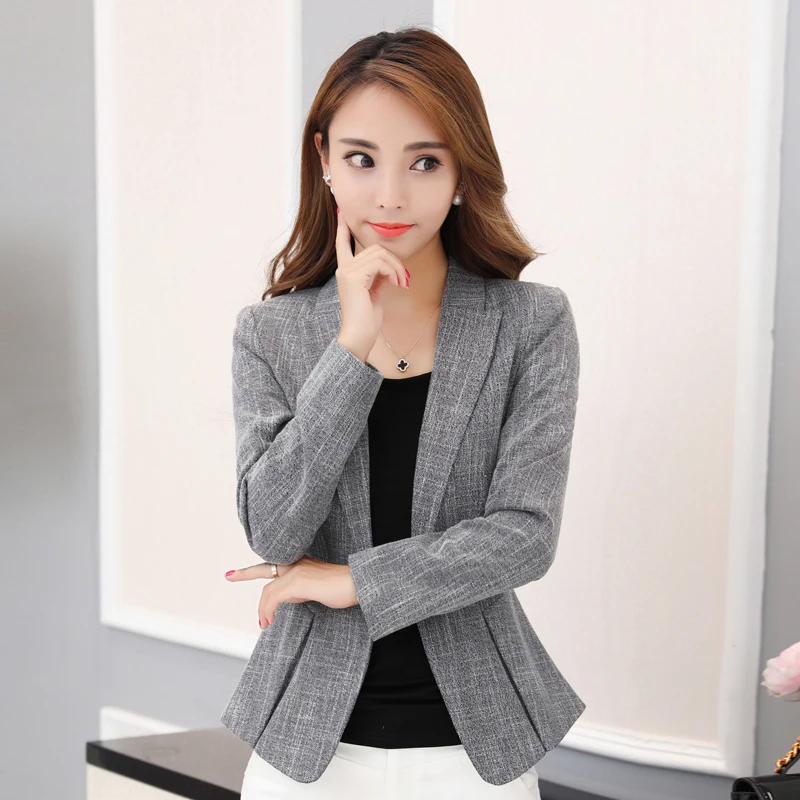 4XL Модные женские клетчатые блейзеры, куртки, костюм с длинным рукавом, высокое качество, большой код, повседневная женская верхняя одежда, одежда для работы, пальто