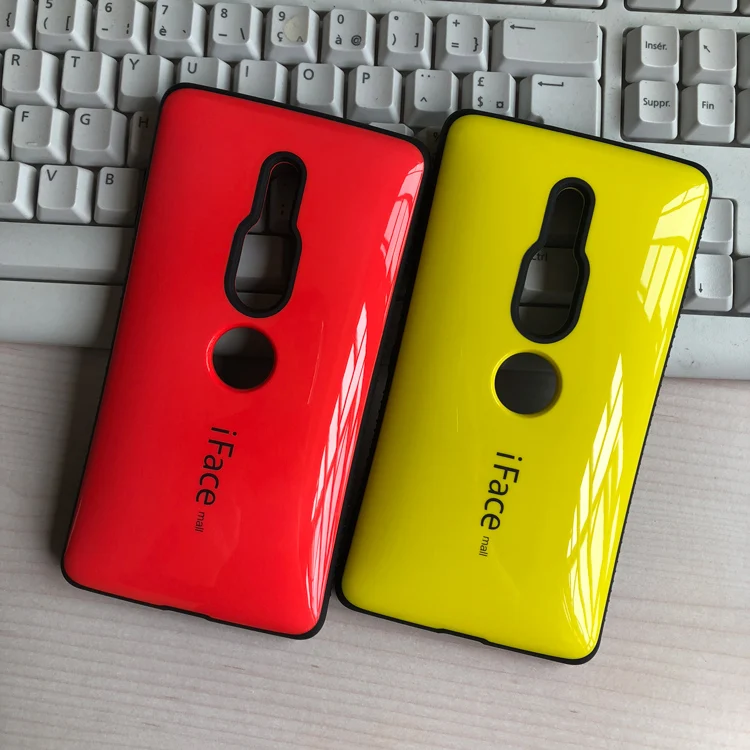 

OTMIL Original iFace mall For Sony Xperia XZ2 Compact Case Silicone Hard Anti-knock Back Cover For Sony Xperia XZ2 Premium Case