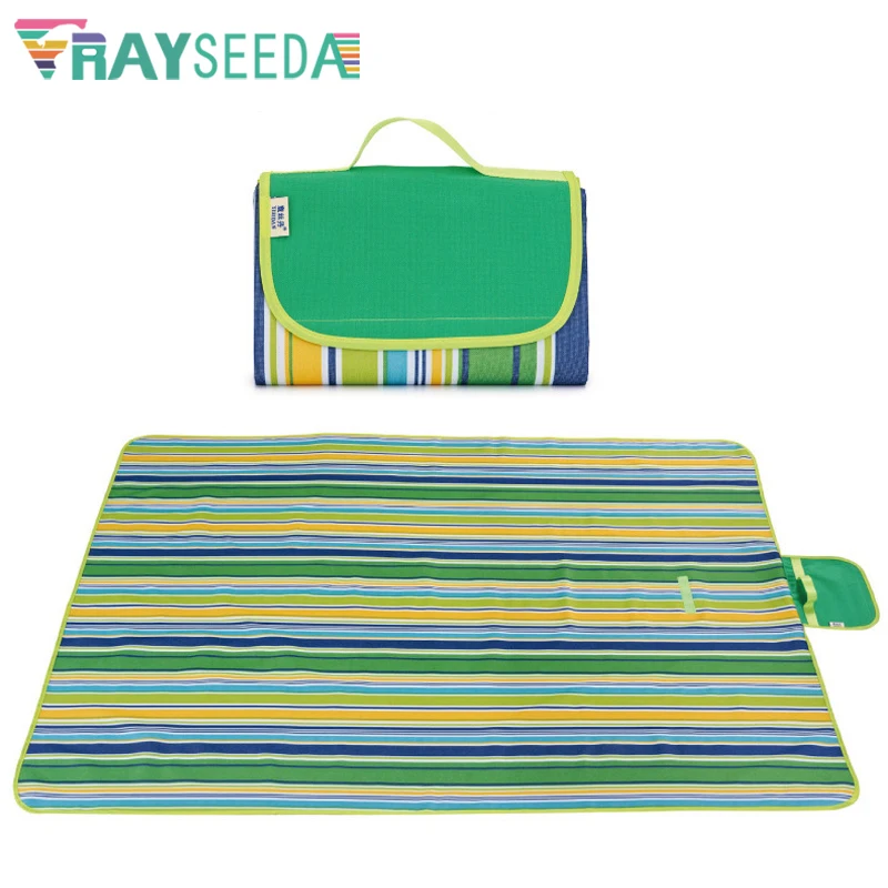Rayseeda للطي يسهل حملها في الهواء الطلق للماء التخييم حصيرة للنزهات حصيرة 600D أكسفورد المشي Sandbeach بطانية البساط الطفل الزاحف حصيرة Rayseeda للطي يسهل حملها في الهواء الطلق للماء التخييم حصيرة للنزهات حصيرة 600D أكسفورد المشي Sandbeach بطانية البساط الطفل الزاحف حصيرة