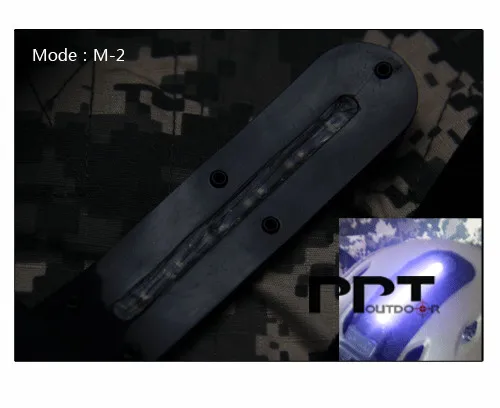 TRIJICON тактический страйкбол шлем с подсветкой фонарик 2 цветными режимами