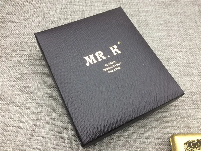 MR. K HE103 желтые металлические коробки для сигарет, Мужской портативный латунный чехол для сигарет, лазерный резной Орлиный меч с подарочными коробками