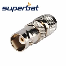 Superbat 5 шт. BNC-Mini-UHF радиочастотный адаптер байонетное гнездо для мини-UHF прямой штекер