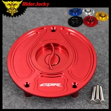 CNC de Alumínio Da Motocicleta Keyless Do Tanque de Combustível Gas Cap Capa Para Honda CBR1100 CBR400RR Todos Os Anos