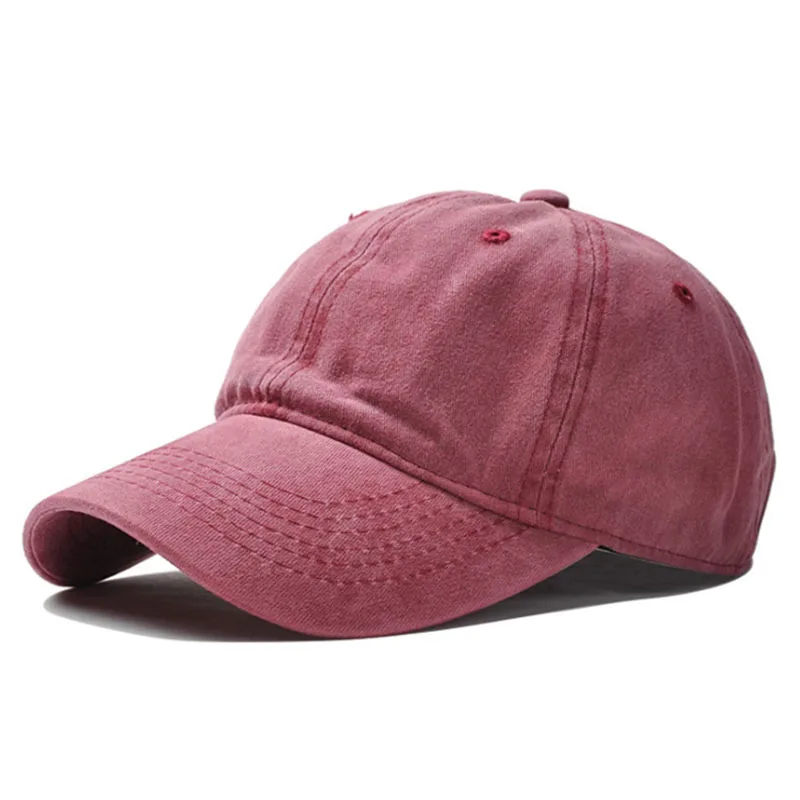 

[AETRENDS] 12 solid colors denim cotton baseball cap a golf fishing snapback hiphop men's hat Z-6207