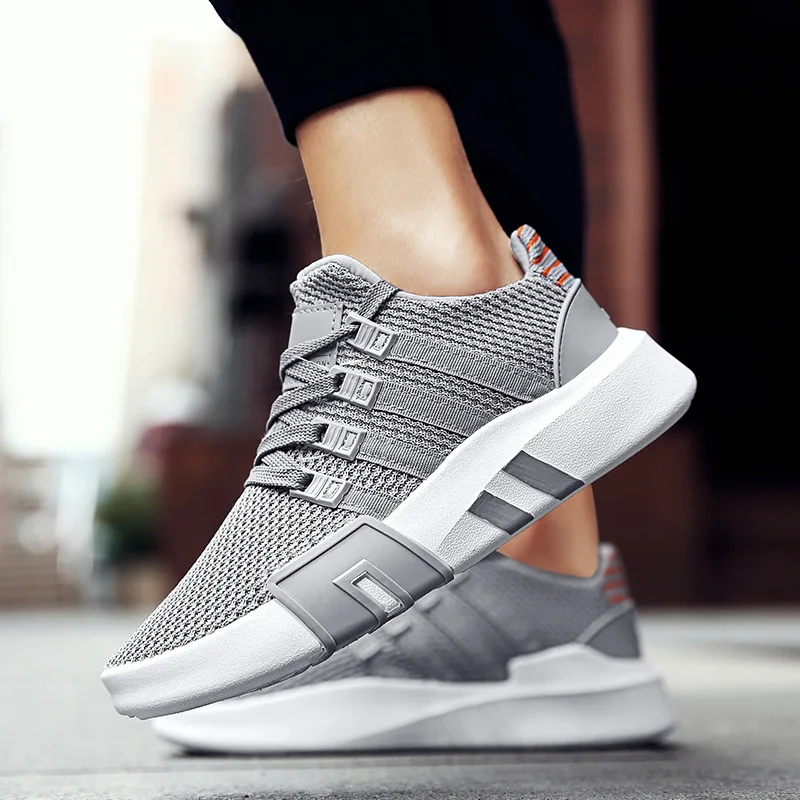 

Fashion 2019 Men Casual Shoes Summer Outdoor Breathable Work Shoes Men Sneakers Mesh Shoes Air Cushion Male Non-slip
