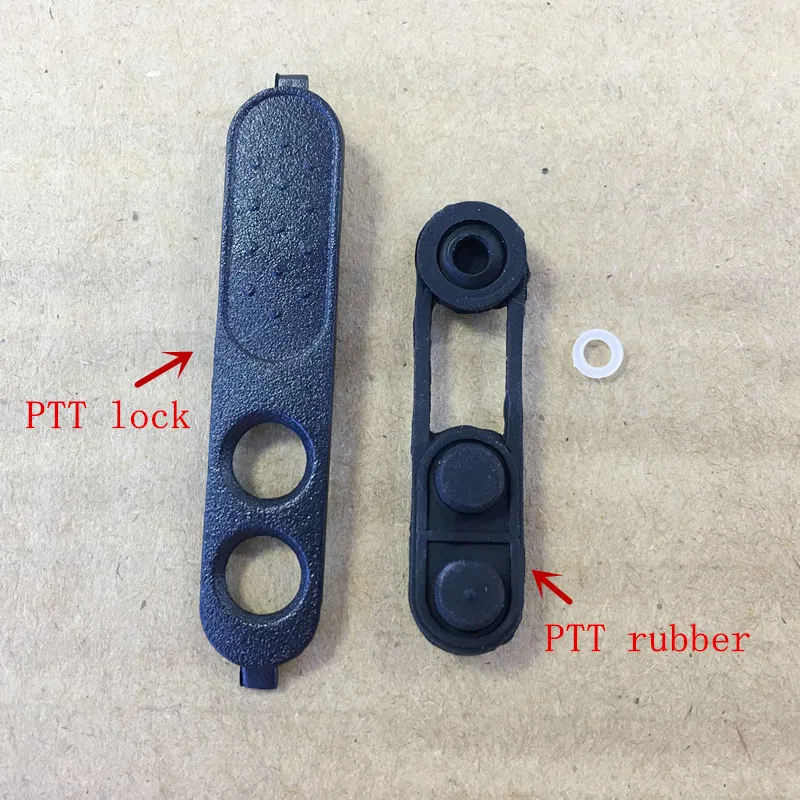 50X PTT Kit set button for Motorola DEP450 DP1400 XIR P3688 walkie talkie rubber and Plastic lock | Мобильные телефоны и