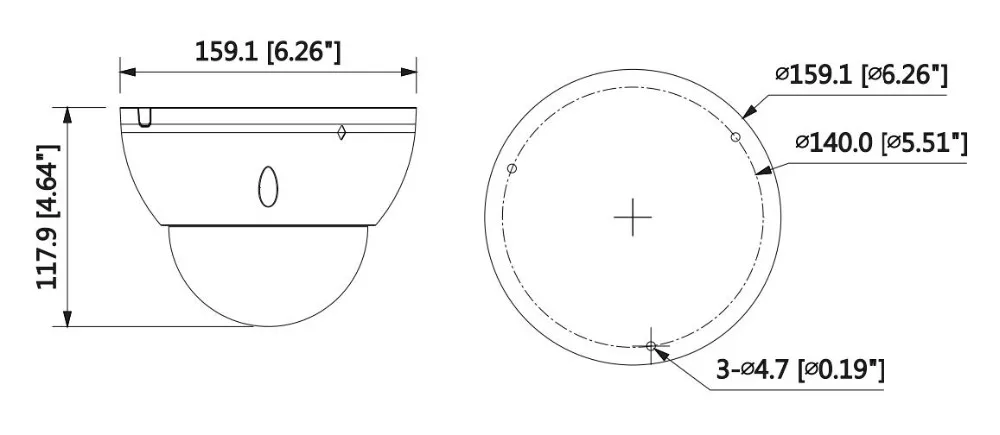 Best Dahua 8MP IP camera IPC-HDBW5831E-ZE WDR Network h.265  IR50m PoE+ 2.7mm ~12mm motorized lens IK10 Micro SD memory 128GB IVS 5