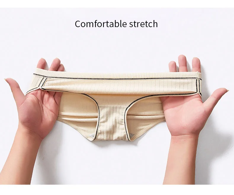 Women's Panties Cotton Female Underwear Ladies Girls Bikini Briefs Plus Size Intimates Lingerie Women Seamless Shorts Culotte M-XXL (7)