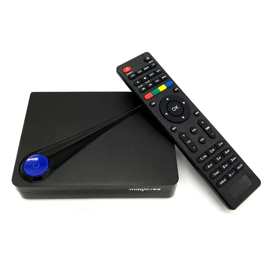 

Magicsee C300 Amlogic S905D Quad-core Smart TV Box 2GB 16GB DVB-T2 DVB-S2 Set Top Box Android 6.1 4K Media Player With Keyboard