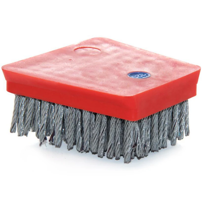 RIJILEI 10PCS/Set Steel Wire Brush Marble Abrasive Brushes Frankfurt Antiquing Abrasive Brush for stone Processing Cleaning YG02