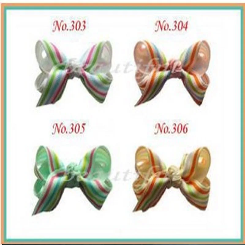 100 BLESSING Good Girl Boutique 4/" Double Bowknot Hair Bow Clip Accessories