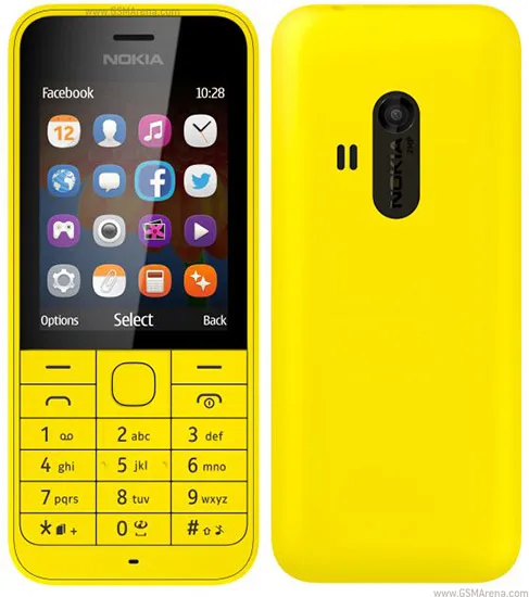 Разблокированный Nokia 220 GSM 2,4 дюймов две sim-карты 2MP камера Bluetooth fm-радио 1100 мАч отремонтированный мобильный телефон