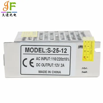 

12V 2A 24W Aluminum Case 100V-240V AC to DC Lighting Transformer,LED Driver for LED Strip Power Supply,Adapter