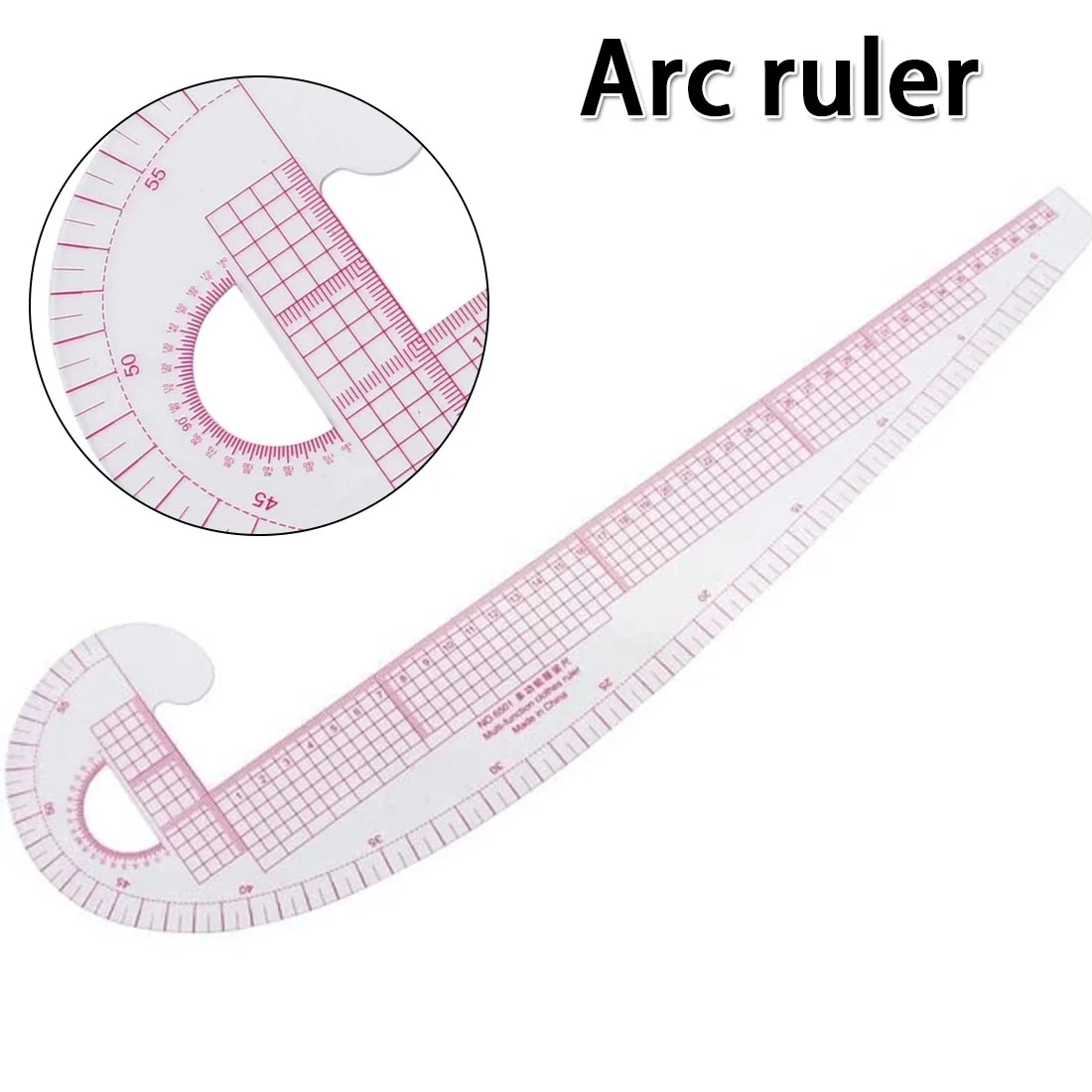 Пластиковая французская кривая Метрическая линейка для шитья измерительная линейка портного 360 градусов набор инструментов