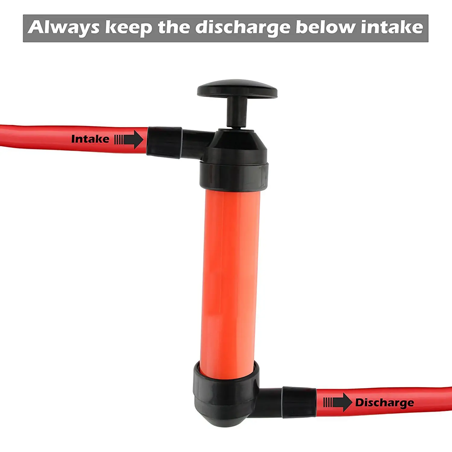  Portable Manual Oil Pump Siphon Tube Car Hose Fuel Gas Extractor Transfer Sucker Inflatable Pump To