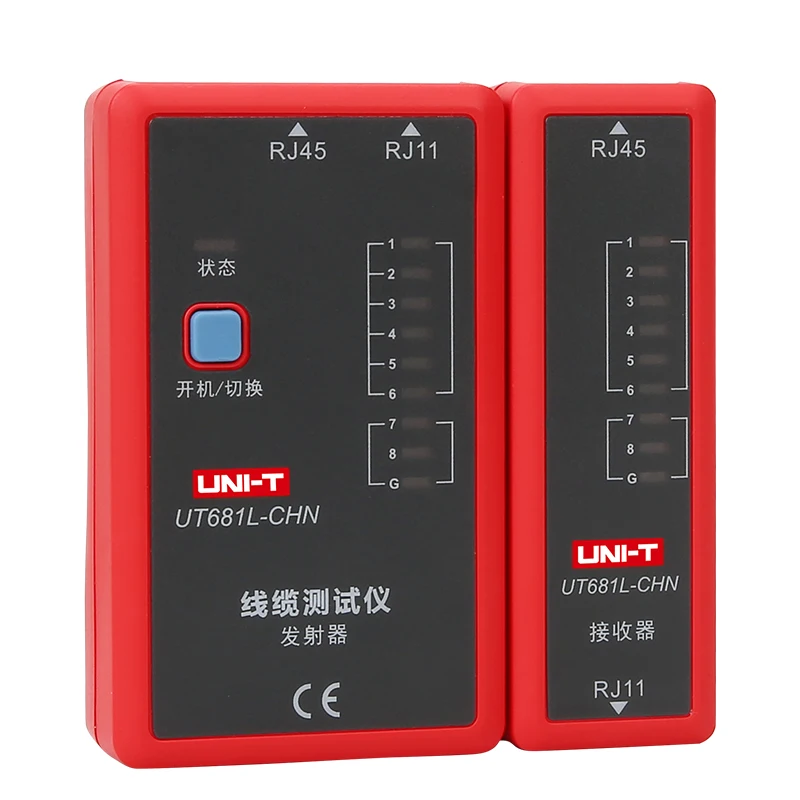 UNI-T UT681L-CHN профессиональный кабель тестовая Машина UT681L провода тест er индикатор детектор метр w/светодиодный дисплей