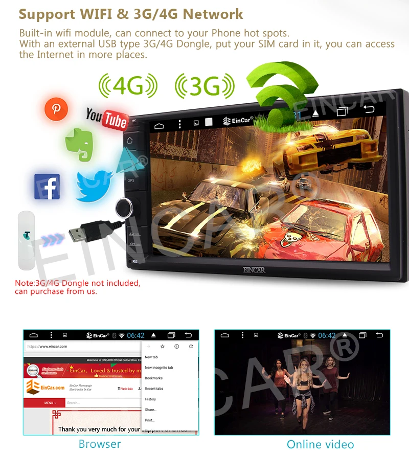 Cheap Free Front and Back up Camera+Double Din 7