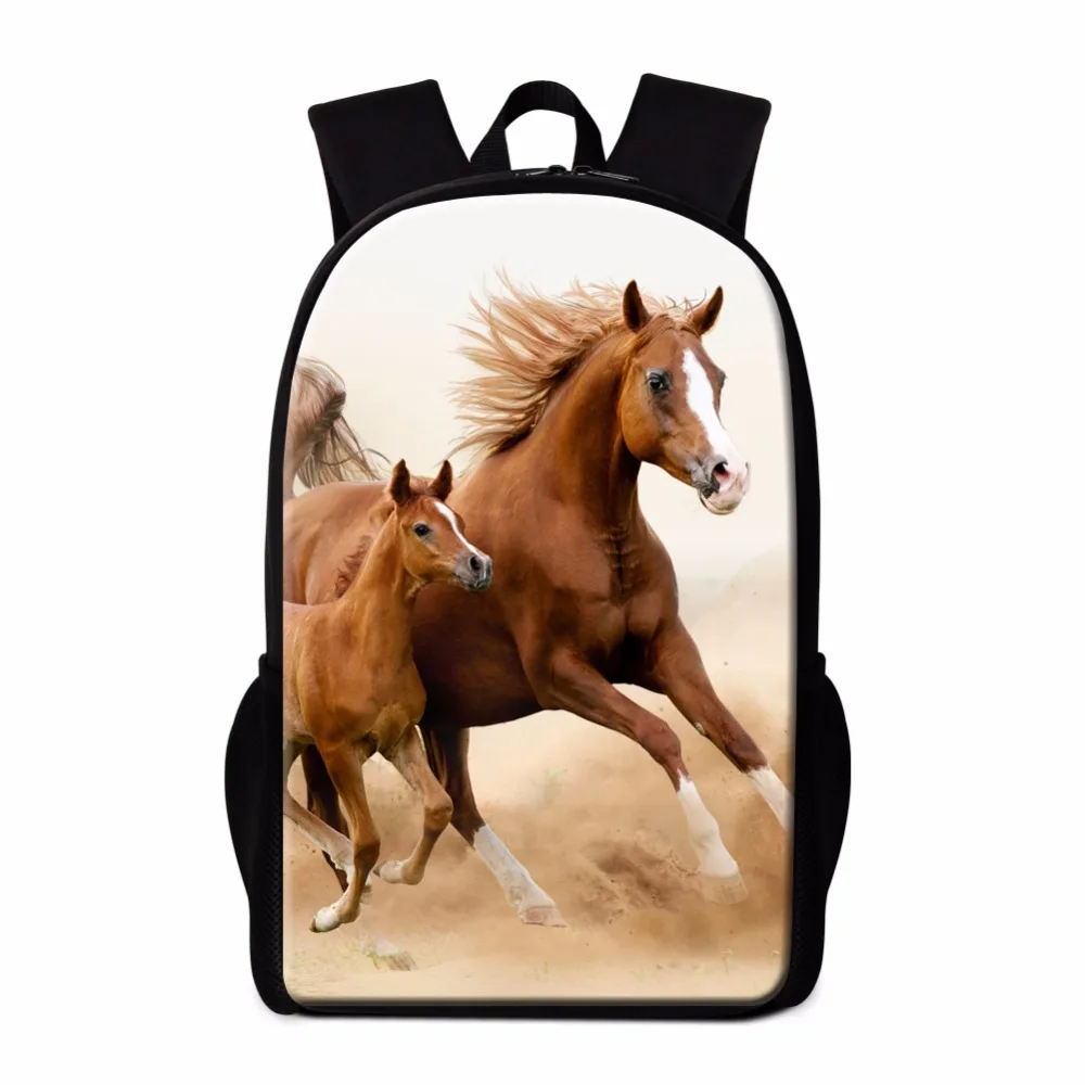 

Dispalang Horse Backpack for Girls New Design Brand Bookbag Animal Print Mochilas for Teenager Boys Cute Rucksack for Children