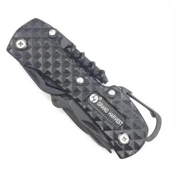 

Titanium Black Multifunction Swiss Knife Outdoor Camping Survival Army Folding Knife EDC Multi Purpose Tool With Logo