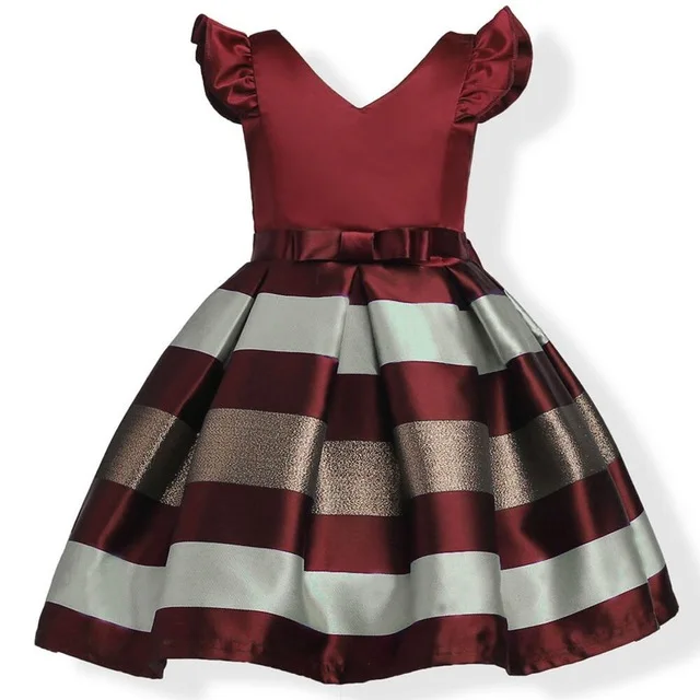 Одежда для маленьких девочек; Платье с принтом героев мультфильмов; Vestidos; летние детские праздничные платья принцессы; одежда для детей 8, 9, 10 лет - Цвет: Red