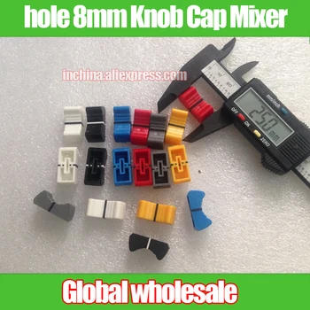 

60pcs Potentiometer Knob / Mixer Straight Slip Potentiometer Knob Cap / Fader Cap / 8MM / Stage Speaker Mixer Knob Cap Cover